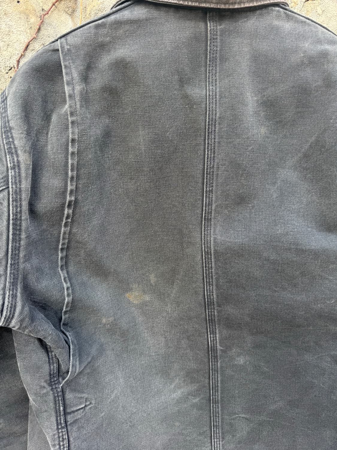 90s 칼하트 빈티지 c01 blk 페이딩 초어 워크 자켓 상품이미지8