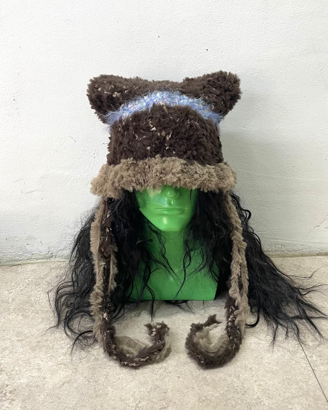 Cat Brown Fur Bucket Hat 상품이미지2