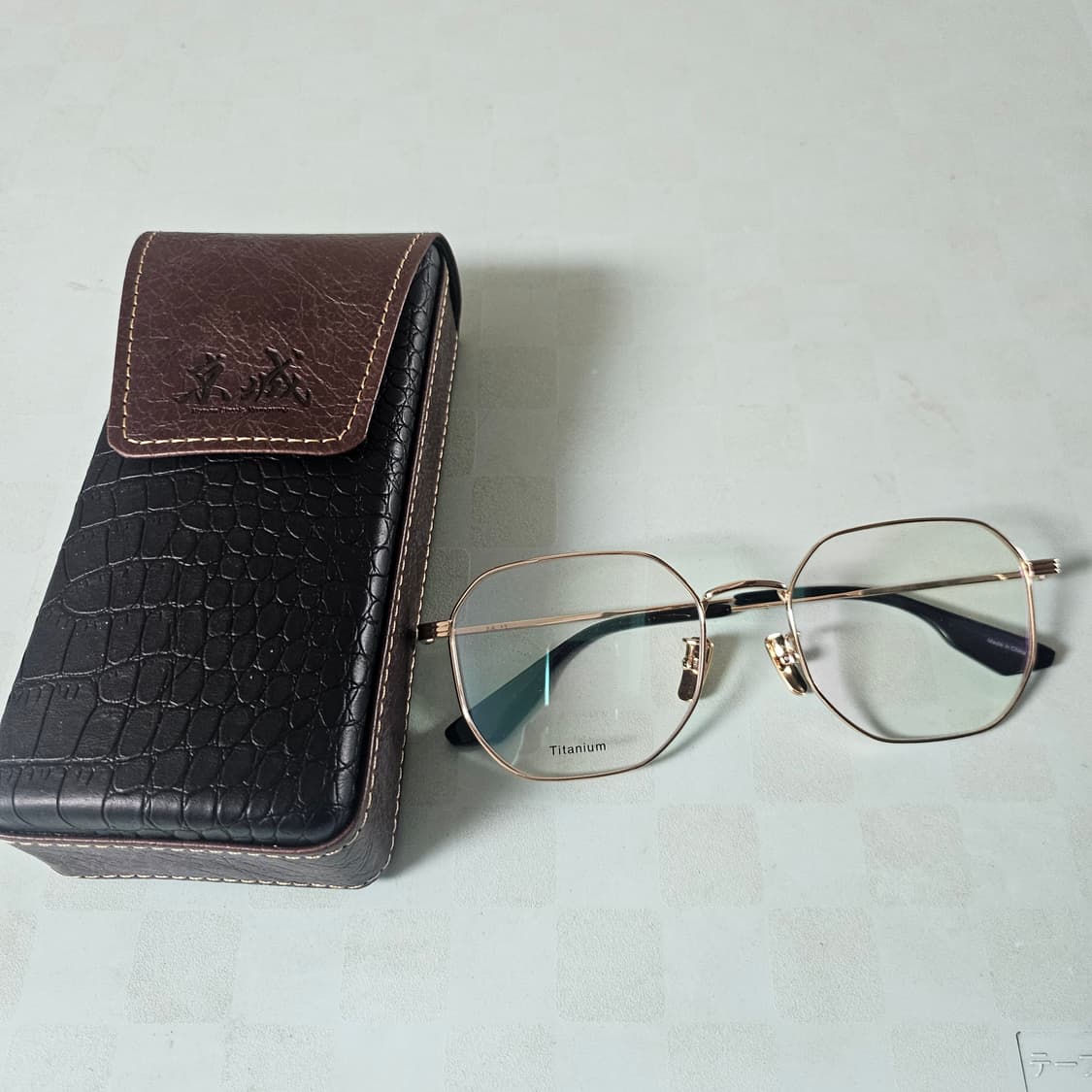 새제품옵티션찰리안경 경성 1982 (54mm) 오버사이즈 다각형 상품이미지1