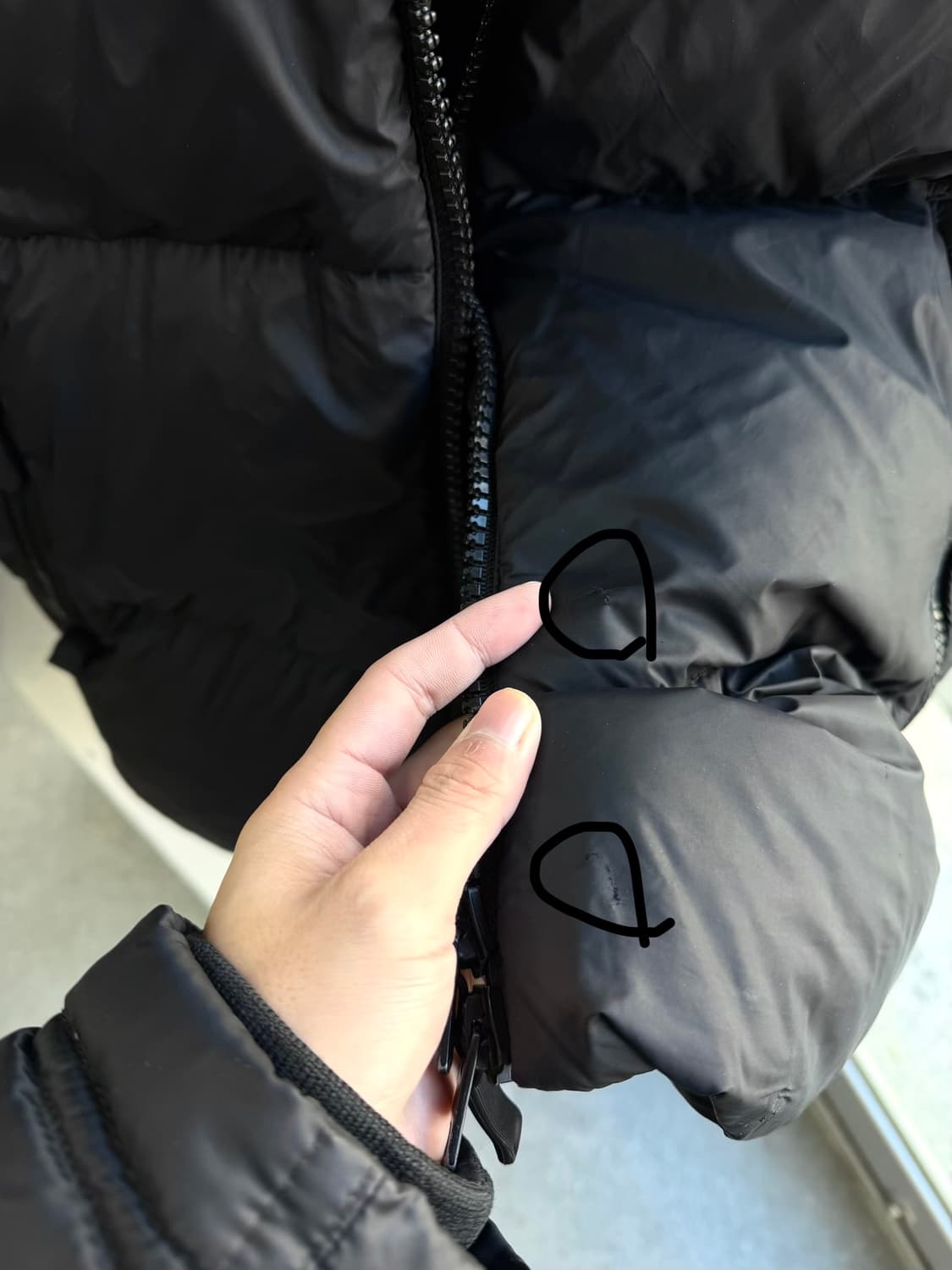 .95/ 버버리 신형 로고패치 TB 후디 구스패딩 상품이미지6