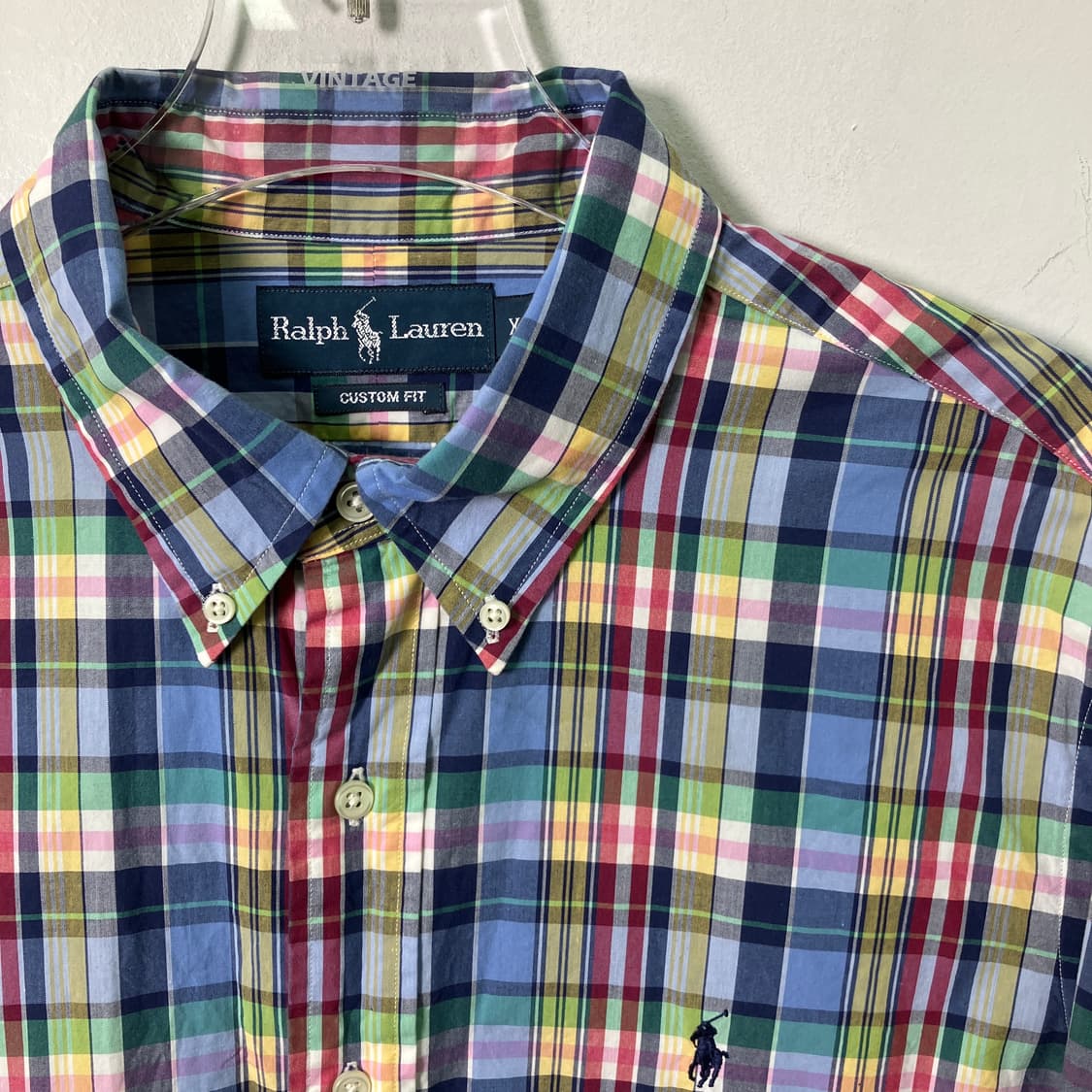 폴로 랄프로렌 멀티 블록 체크 셔츠 XL 상품이미지4
