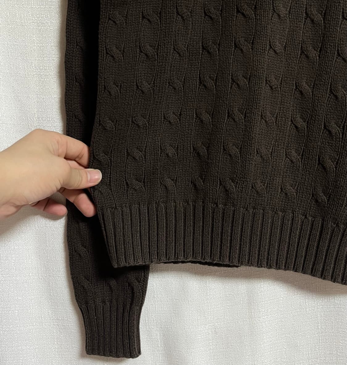 폴로 랄프로렌 케이블 니트 S 상품이미지3