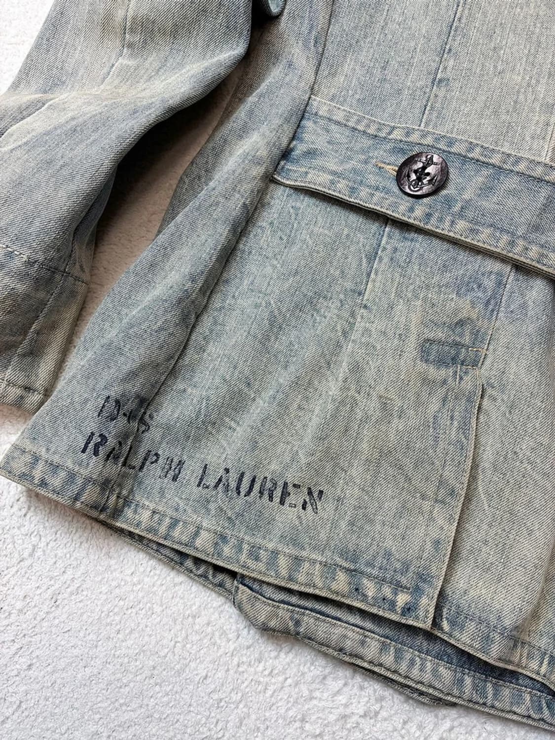 데님앤서플라이 랄프로렌 더블 브레스트 데님 자켓 PN6011 상품이미지8