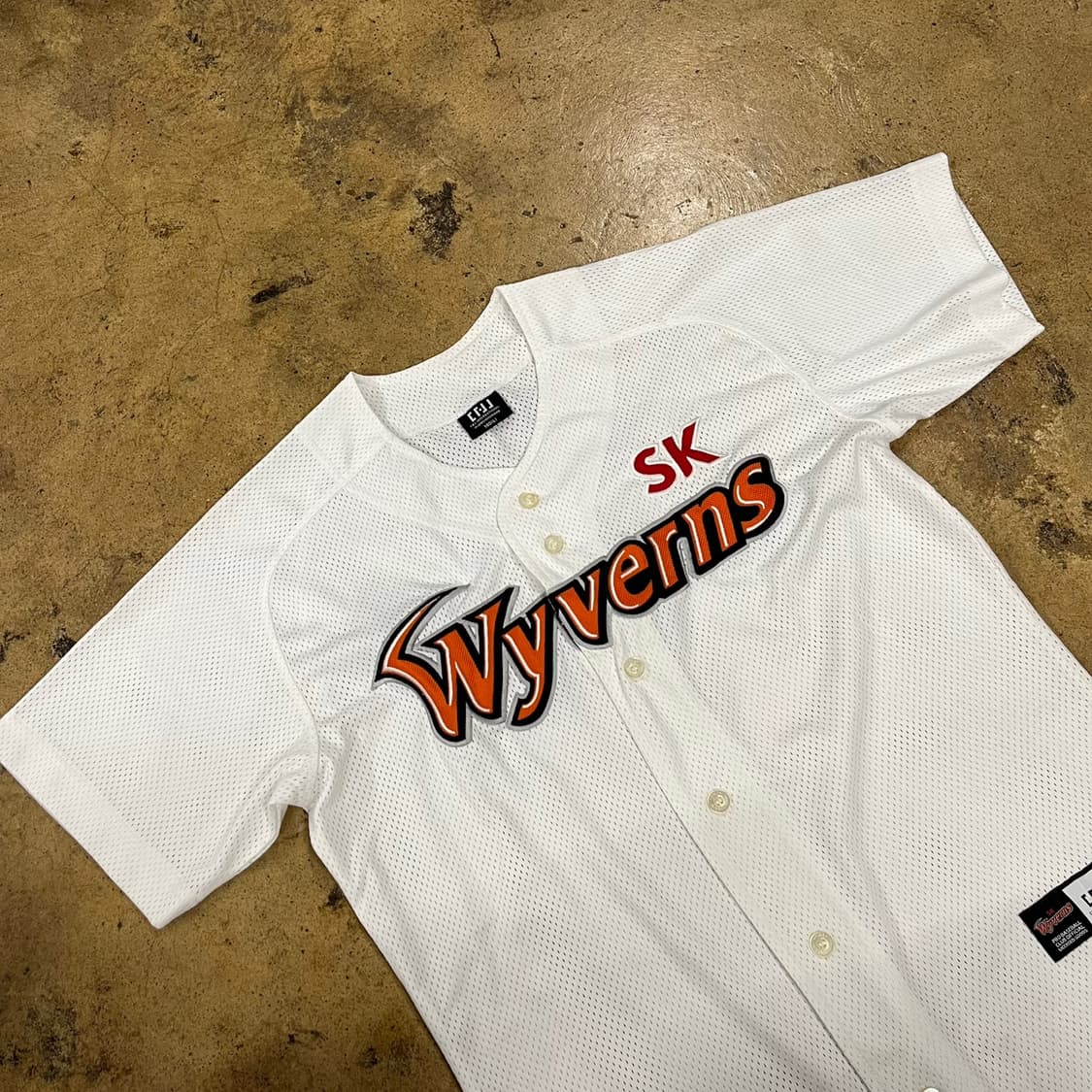 [L] SK 와이번스 야구 유니폼 화이트 최정 b14 상품이미지1