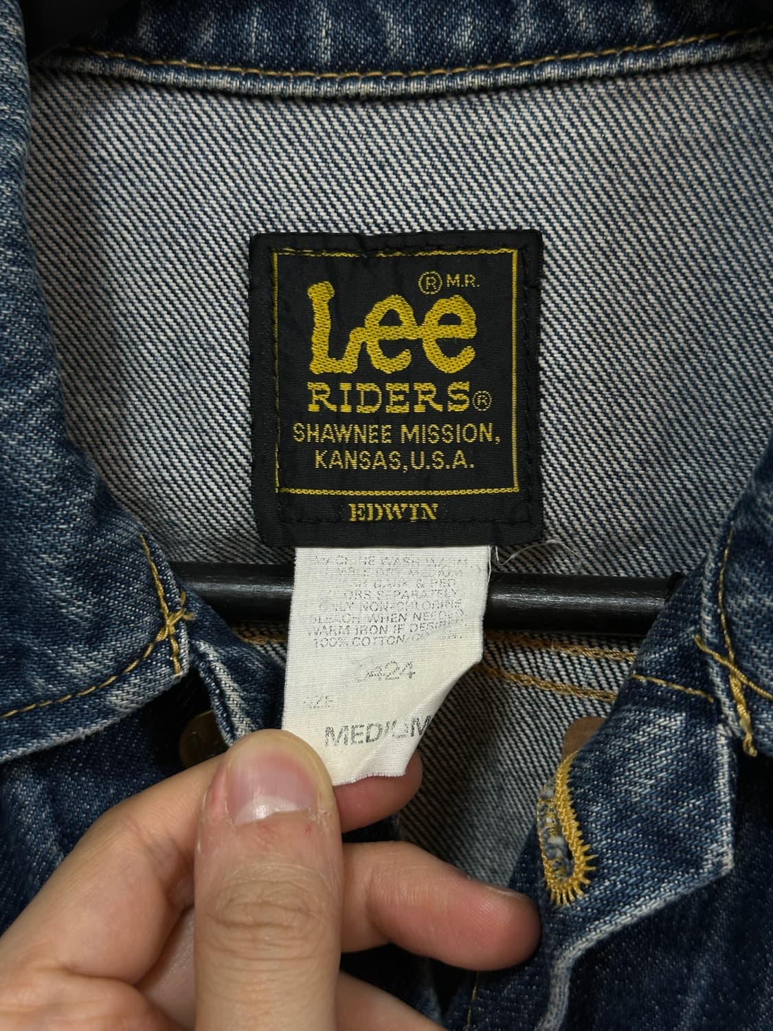 00's Lee 리 101J 데님 자켓 리 청자켓 상품이미지9