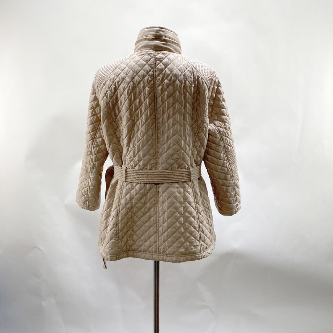 마이클코어스 여성퀼팅벨티드자켓 베이지 L 상품이미지3