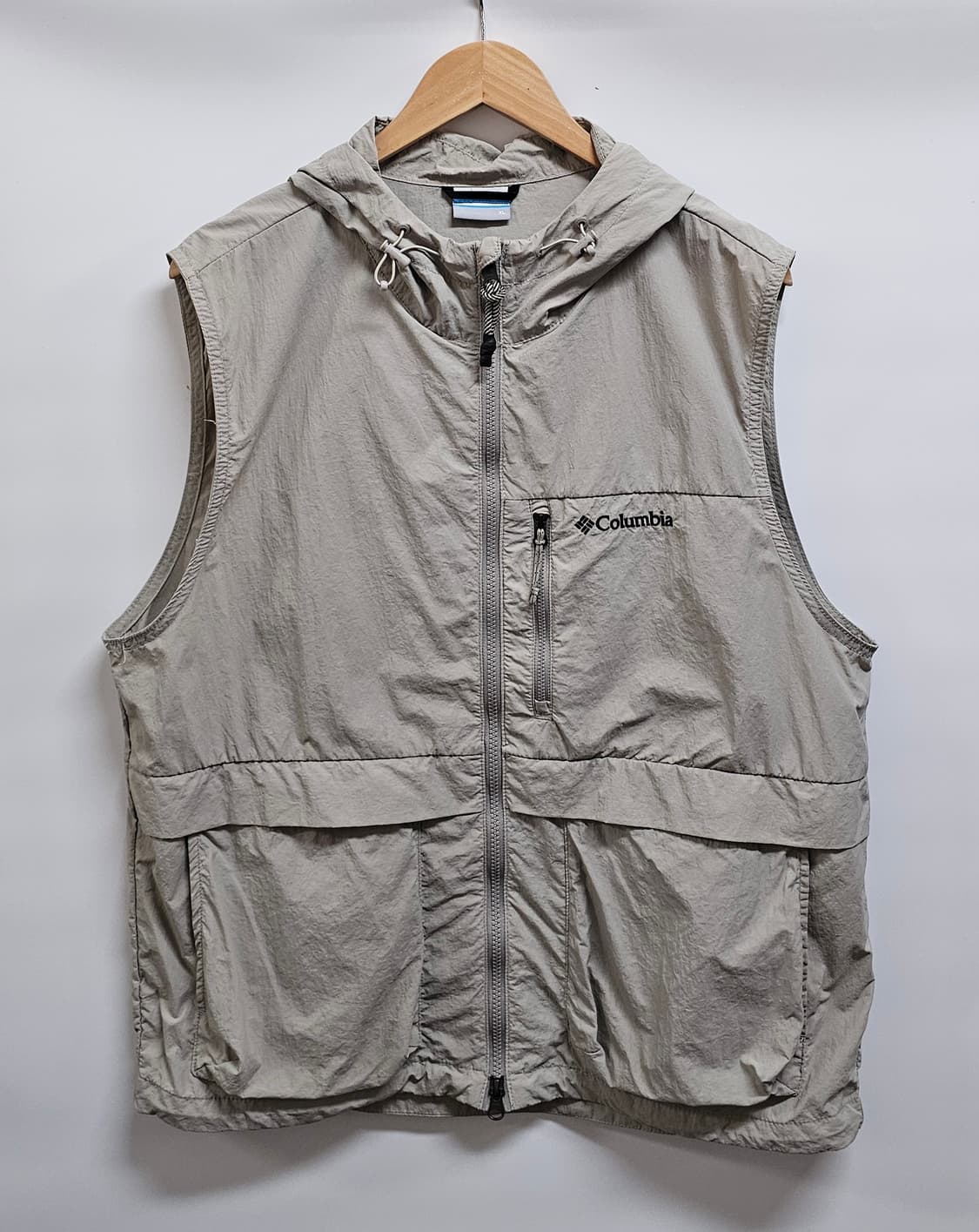 컬럼비아 후드 바람막이 조끼 XL 25년신상 상품이미지1
