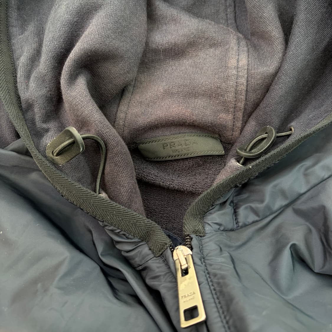 프라다 하이브리드 후드 자켓 상품이미지4