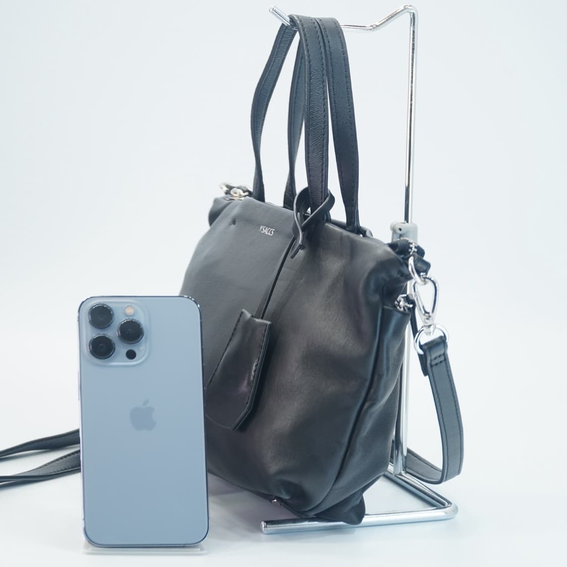 요지 야마모토 Ysaccs 소가죽 숄더백 상품이미지2