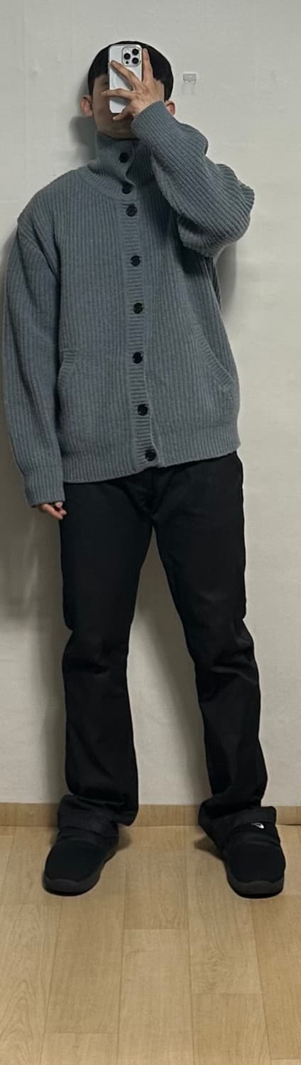 시도 헤르만 헤비 야크 울 가디건 상품이미지5