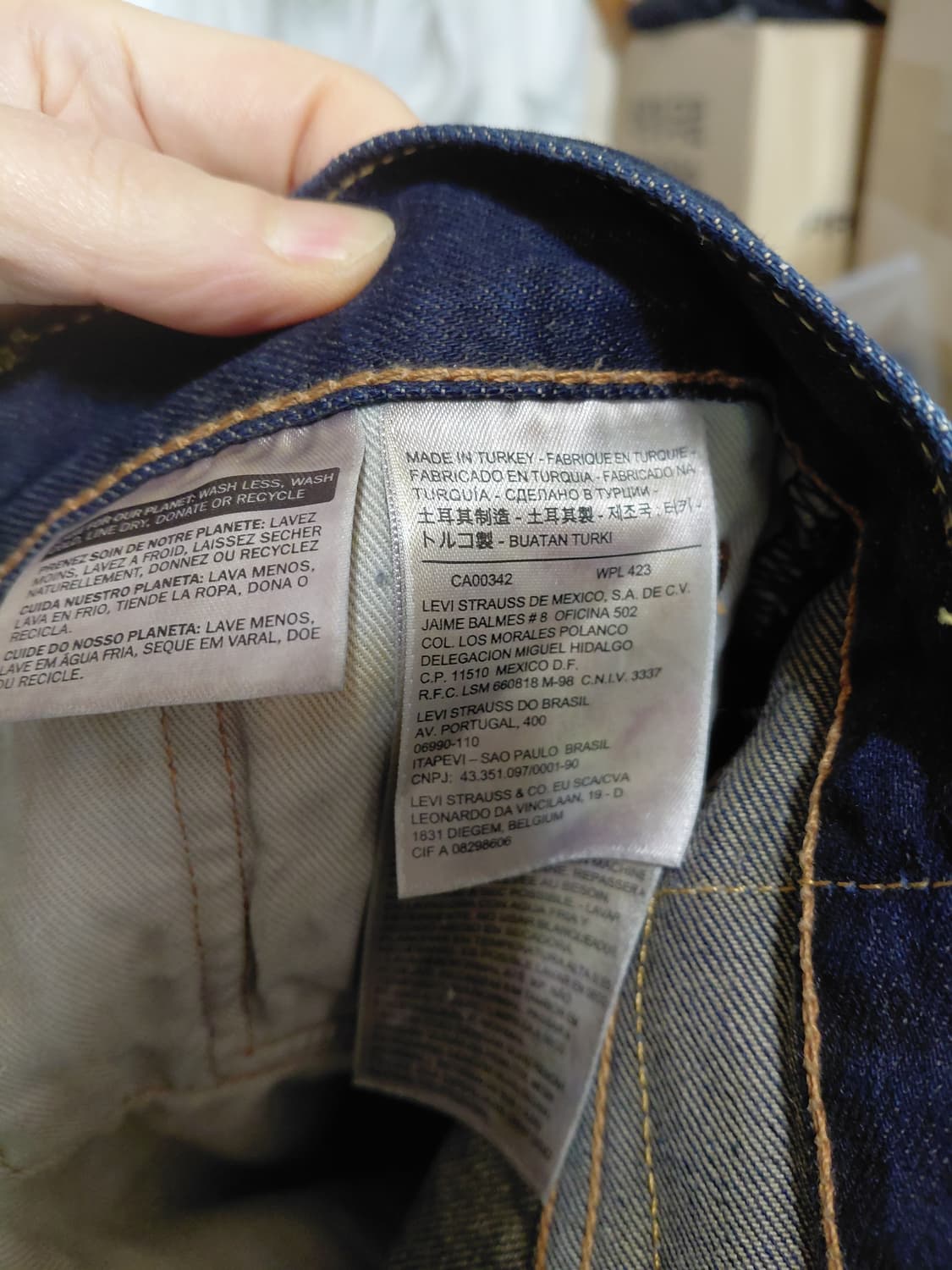 [리바이스501]1963 클래식 스트레이트핏 데님 청바지 30사이즈  상품이미지4