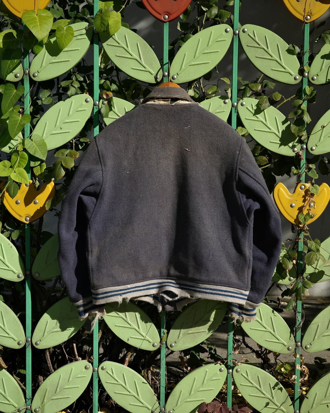 50‘s 리버시블 디스트레스드 레터맨 자켓 상품이미지7