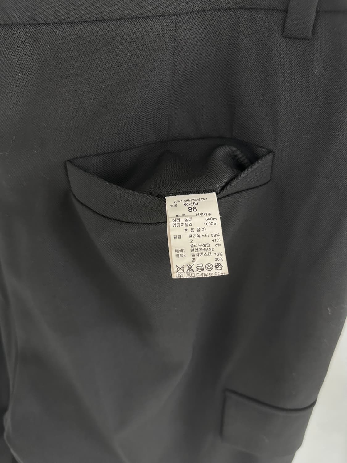 [시스템옴므] 남성 카고 슬랙스 /  드라이 O 이태리원단 상품이미지6