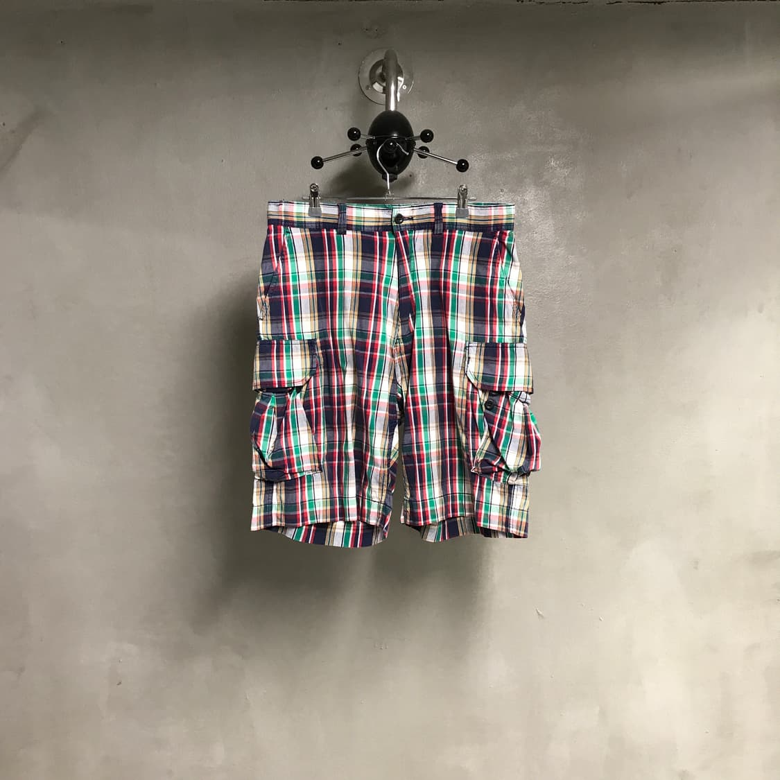 폴로 랄프로렌 체크 카고 반바지 33 상품이미지1