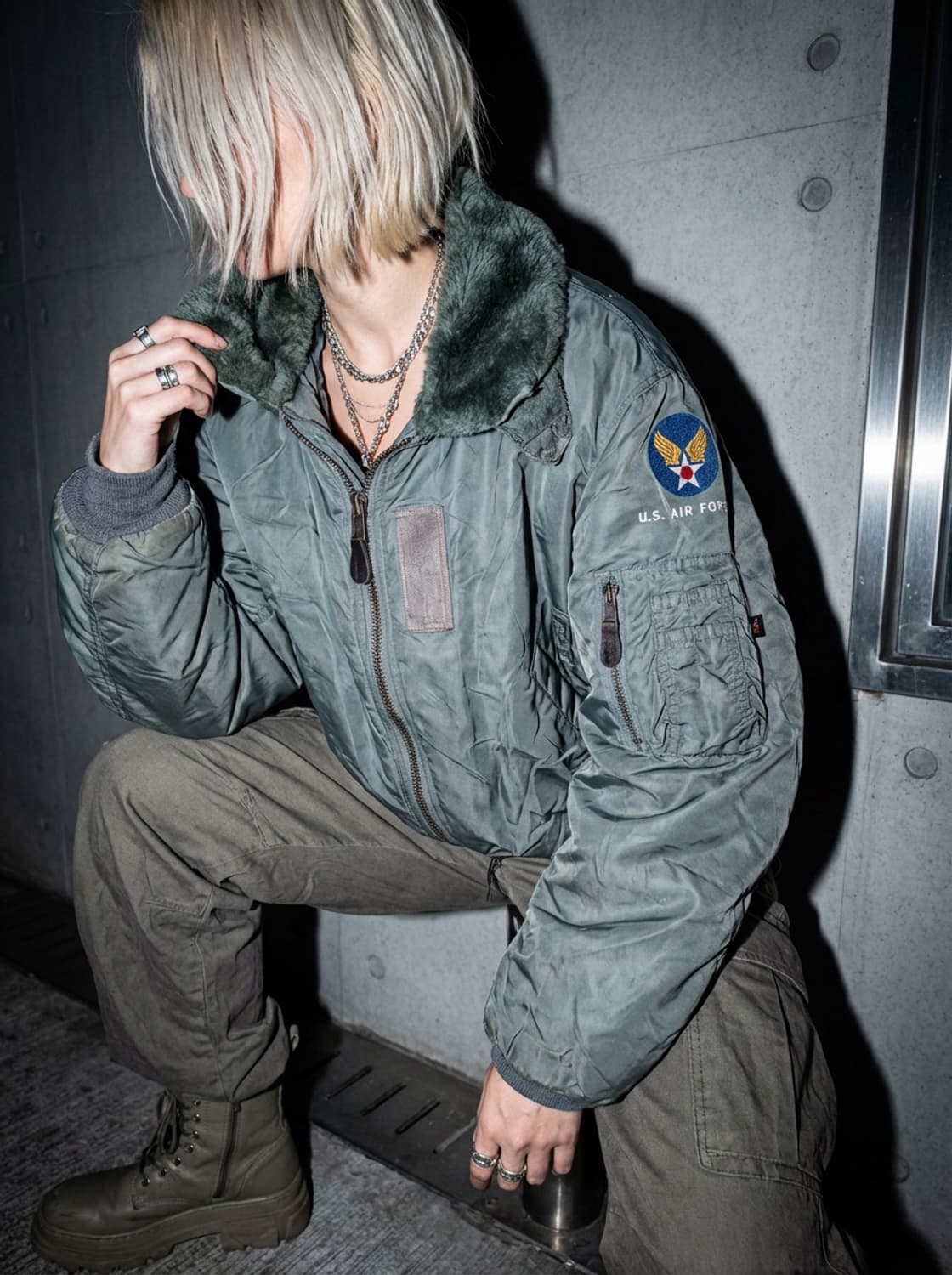 알파 인더스트리  B-15D 플라이트 자켓 상품이미지1