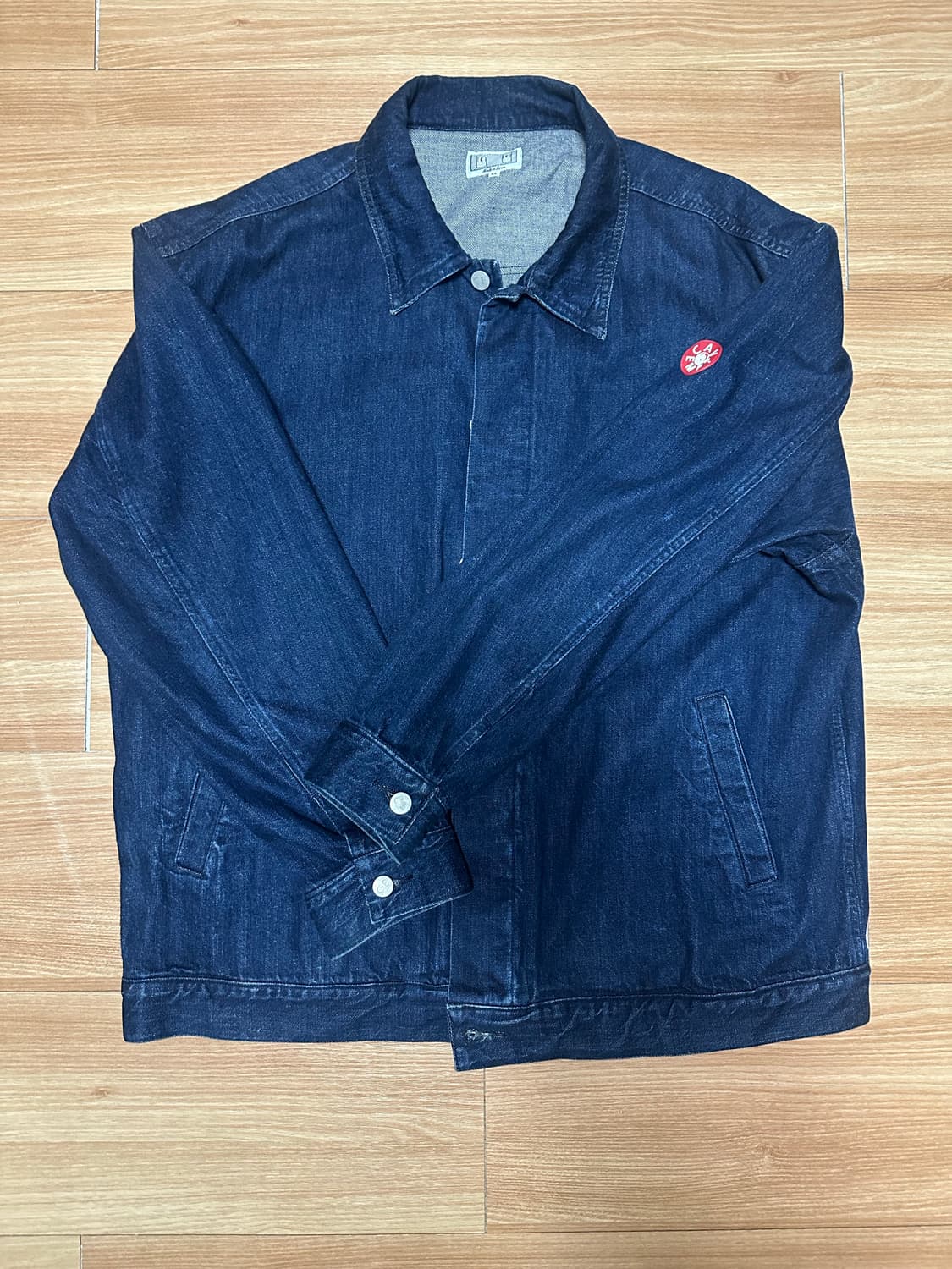 카브엠트 미니멀 데님자켓 상품이미지1