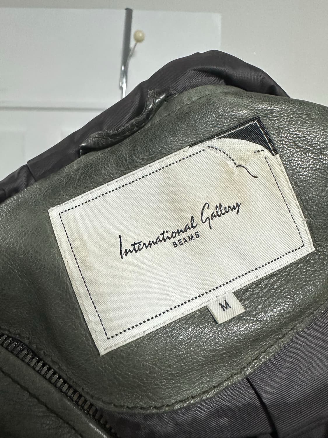 인터네셔널갤러리 빔즈 레더 자켓 상품이미지5