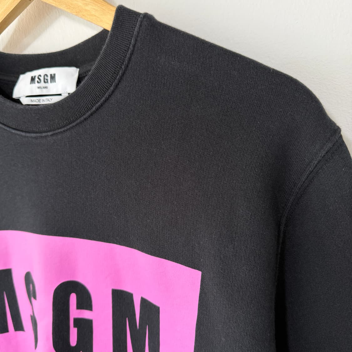 [S] MSGM 박스로고 맨투맨 상품이미지3