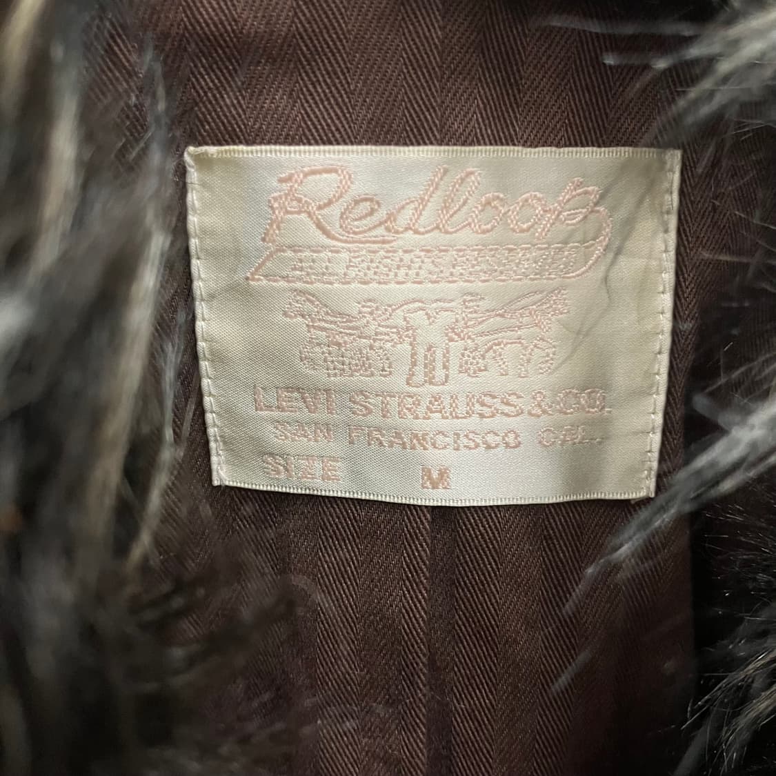 리바이스 퍼 트리밍 코트 자켓 M 상품이미지3