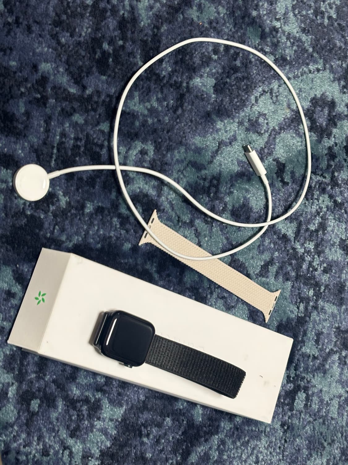 애플워치9 셀룰러 미드나이트 45mm 배터리 효율 99퍼 상품이미지2