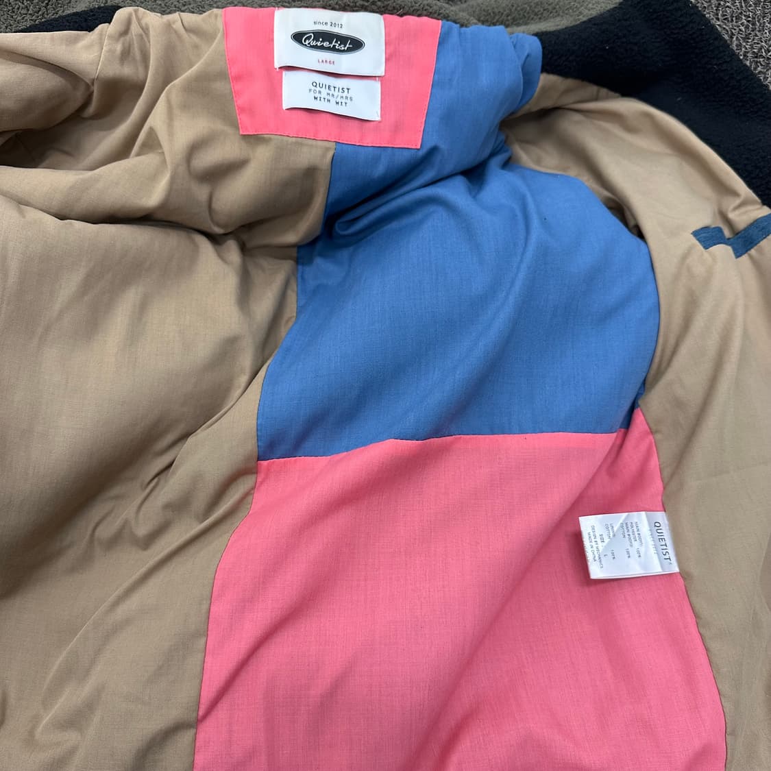 콰이어티스트 공용 보아 뽀글이 털 후드집업 파카 L 상품이미지9