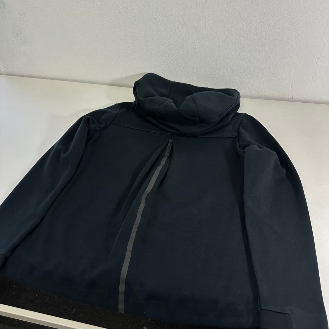 우먼L 나이키 블랙 테크팩 웜업런닝후드티 상품이미지5