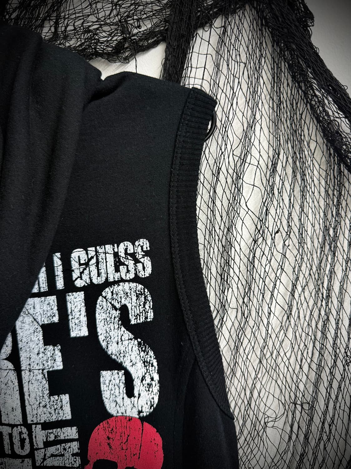 Punk skull detailed sleeveless onepiece 상품이미지5