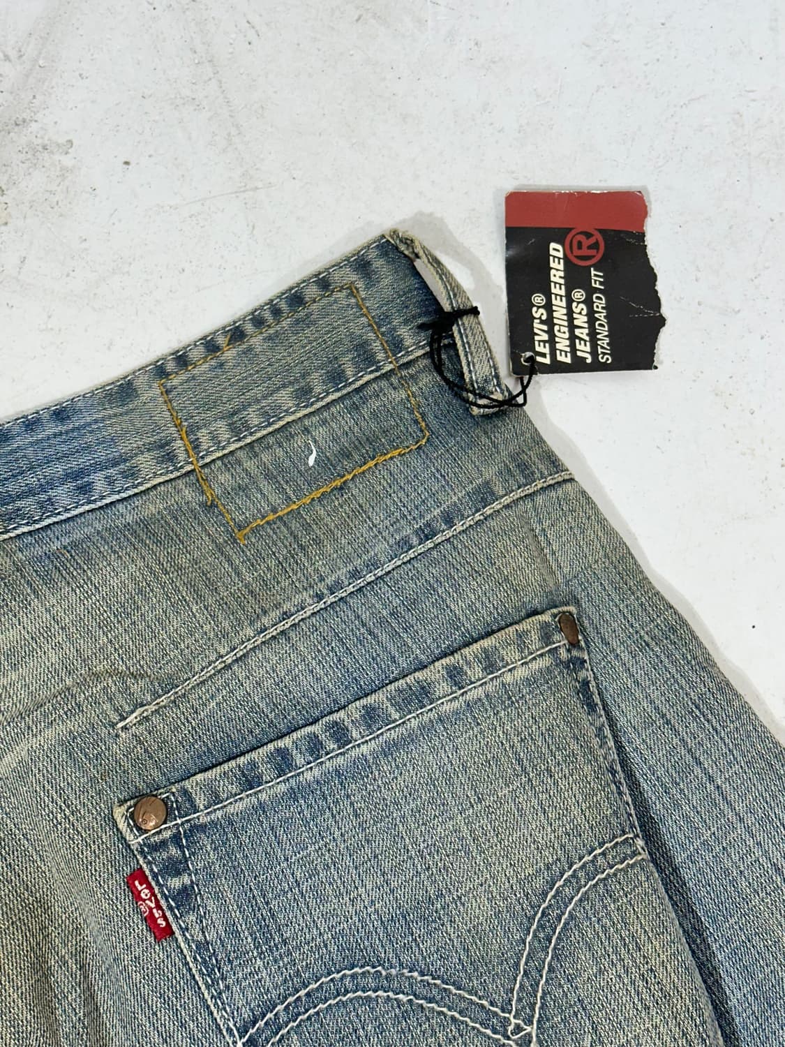 리바이스 엔지니어드 연청 와이드 데님 팬츠 청바지  상품이미지6