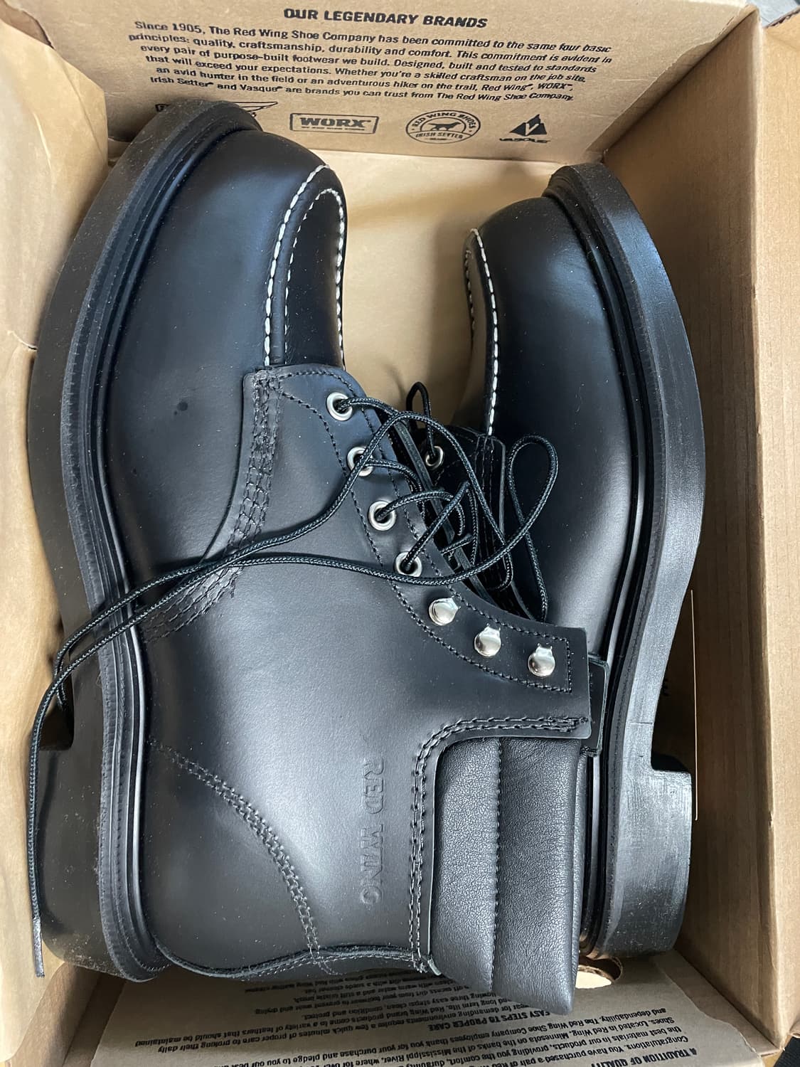 레드윙 슈퍼솔 6인치 목토 8133 블랙 280mm 새제품 상품이미지3