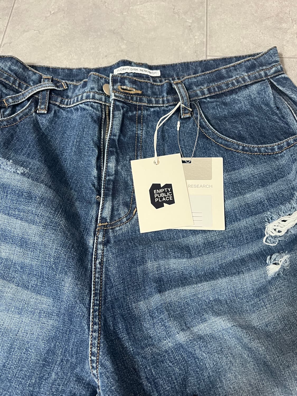 FDR Destroyed 3XL Hype Jean_Medium Blue 상품이미지4