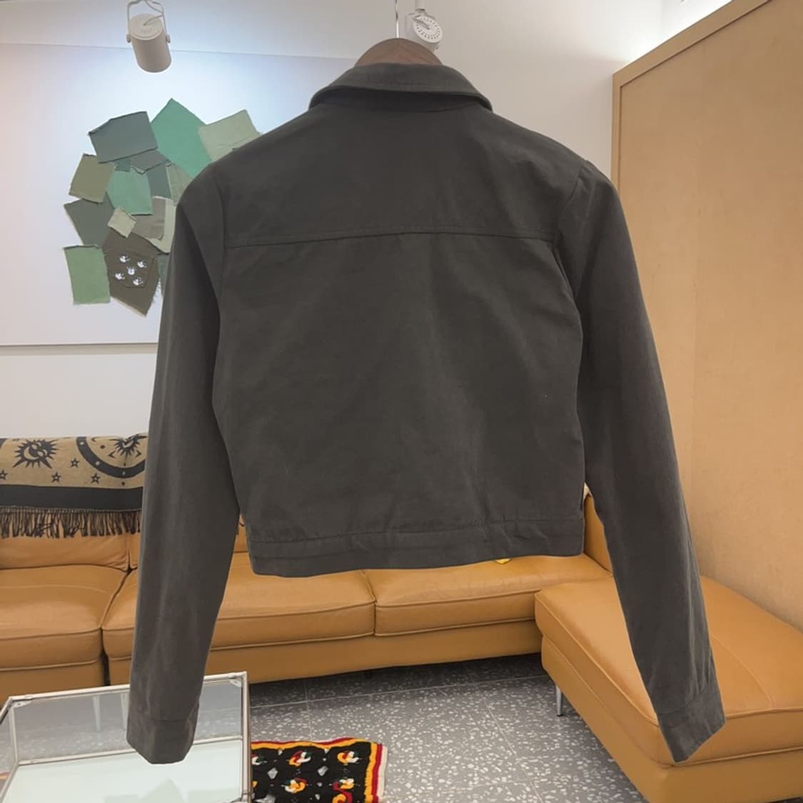 블랙업 러핏 파카링 빈티지 크롭 자켓 S C06493 상품이미지4