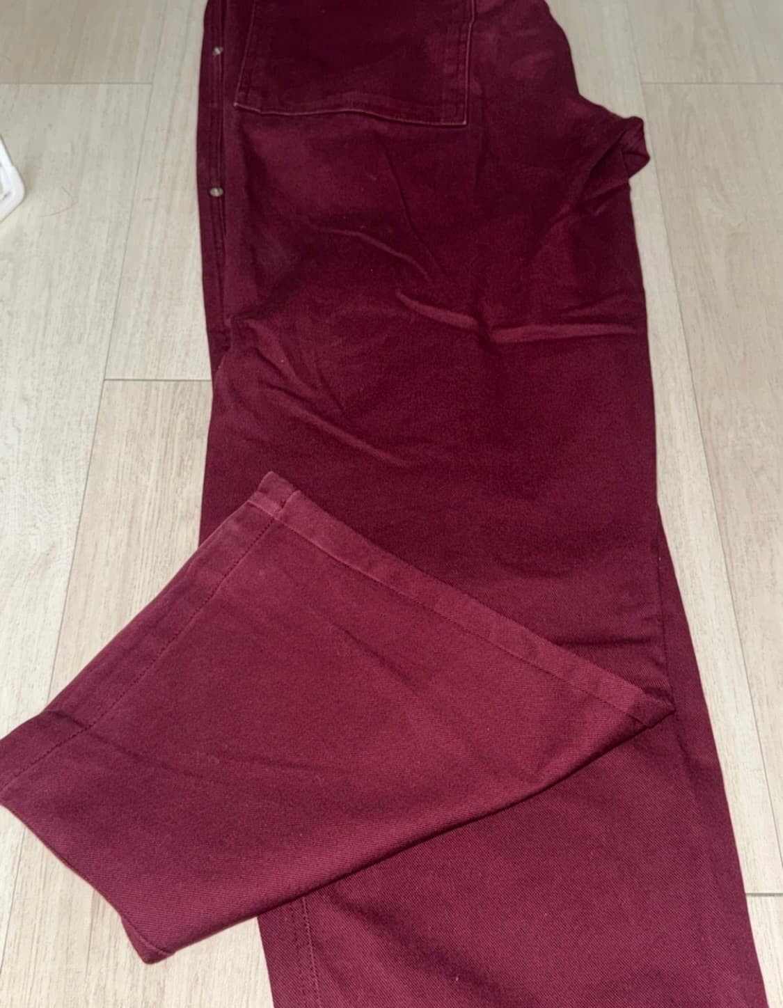 [급처] 떠그클럽 버건디 팬츠 상품이미지3