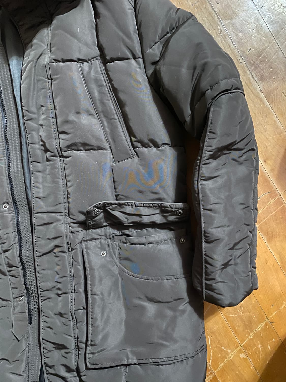 킨록앤더슨 다크 브라운 다운 패딩 110 (105추천) 상품이미지3