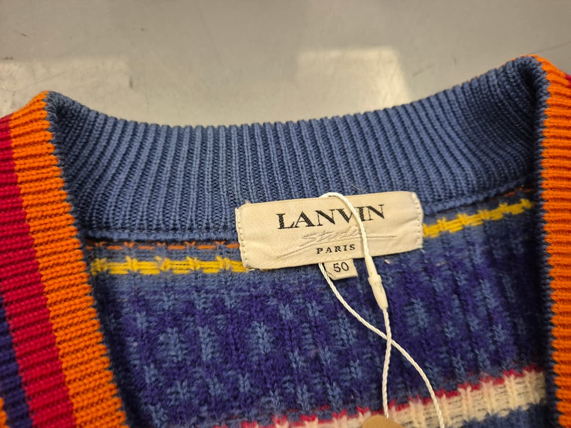 90s 랑방 브이넥 스웨터 상품이미지7