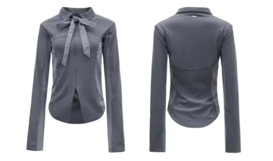 나체 타이 셔츠 집업 상품이미지1