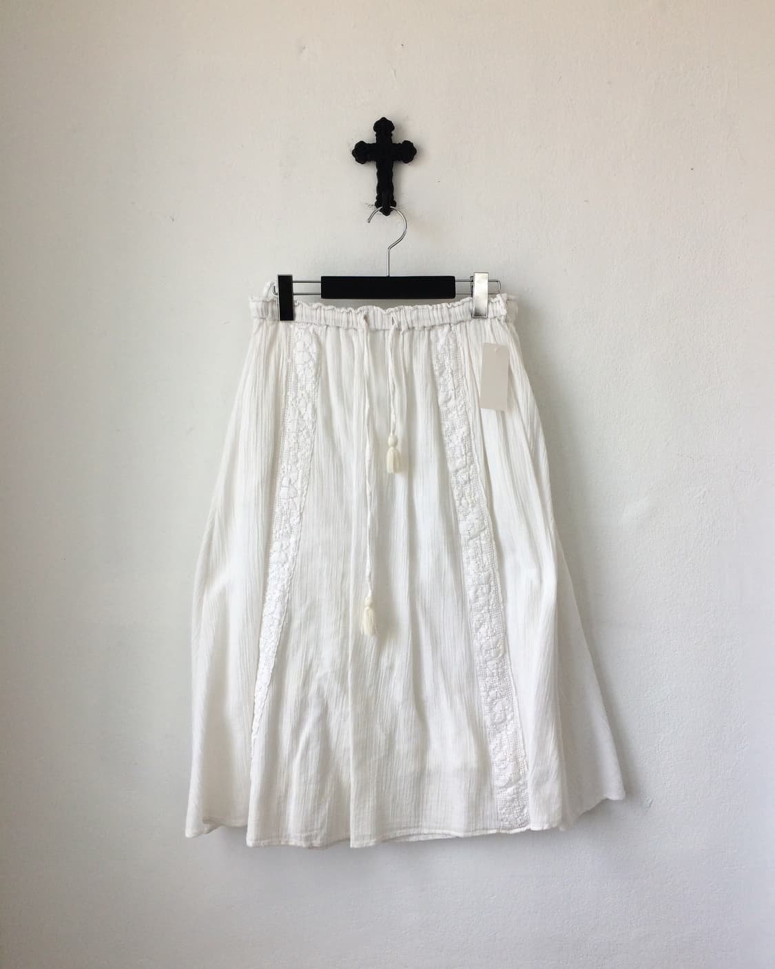 Crochet layer long skirt 상품이미지1