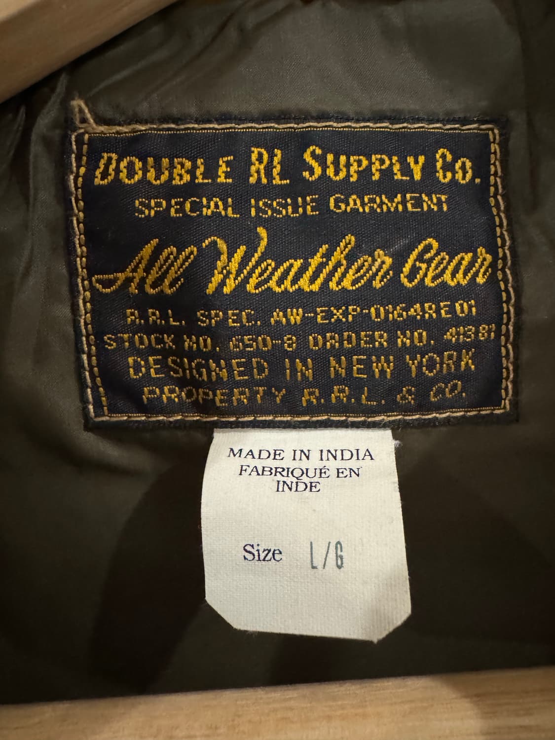 RRL 카라코람 자켓 판매합니다 상품이미지3