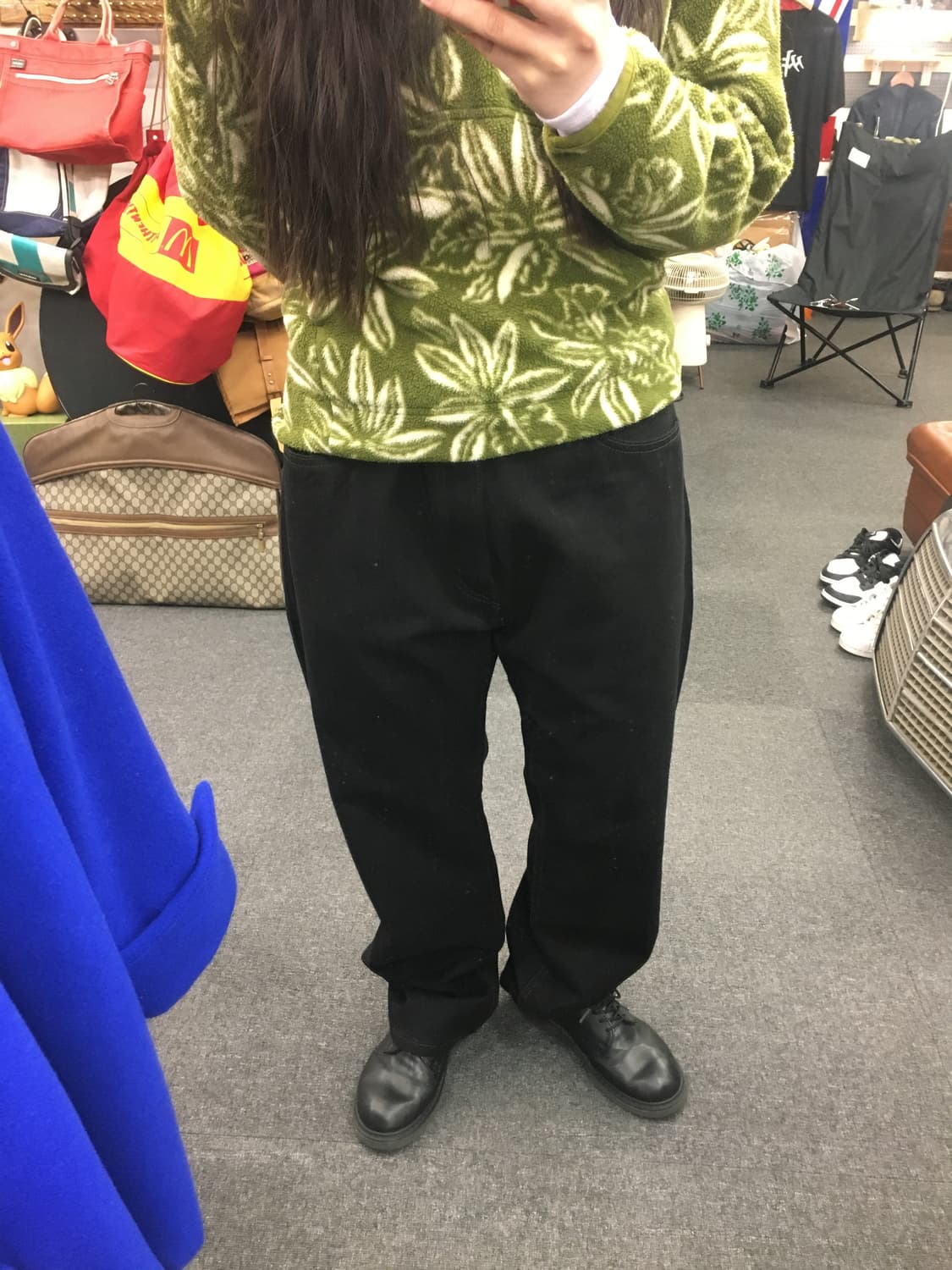 Levis 리바이스 505 흑청 데님팬츠 상품이미지1