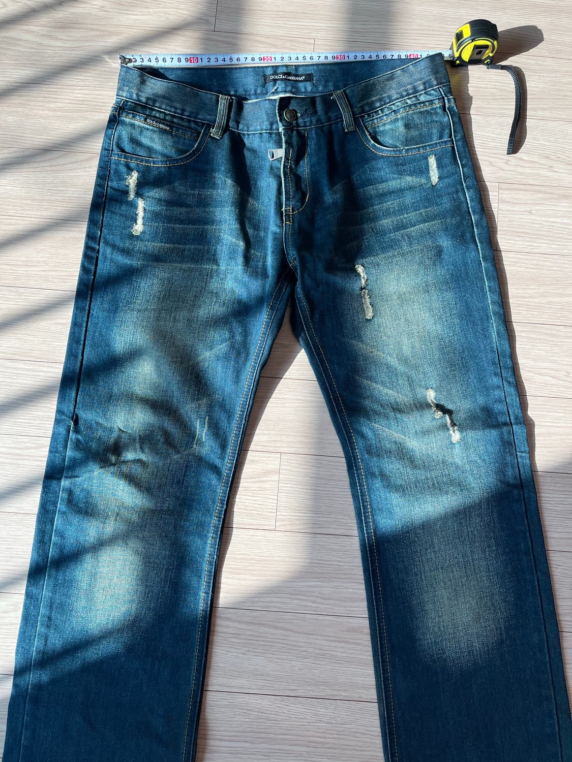 돌체앤가바나 데미지 워싱진 52사이즈(35~36인치) 정품 상품이미지9