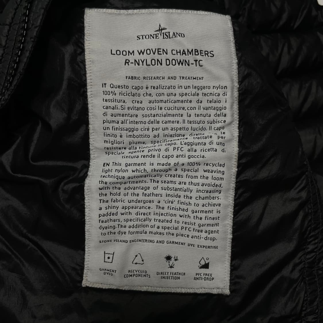 스톤아일랜드 룸우븐 챔버스 경량패딩 XL 상품이미지5