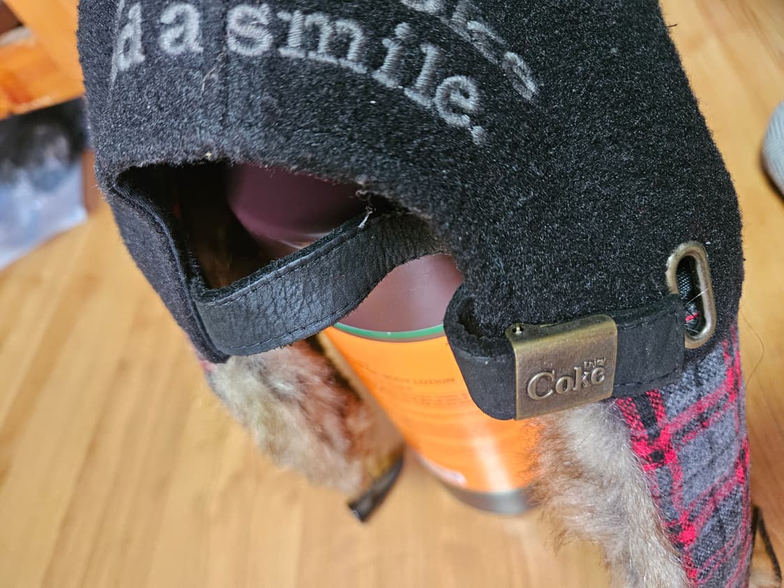 코카콜라 겨울 귀도리 털모자 상품이미지3