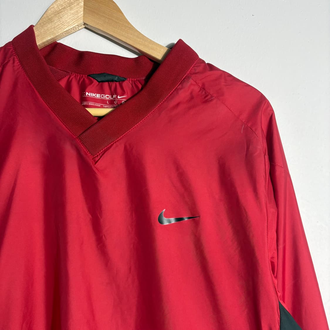 나이키 레드 브이넥 윈드브레이커  (무료배송) 상품이미지3