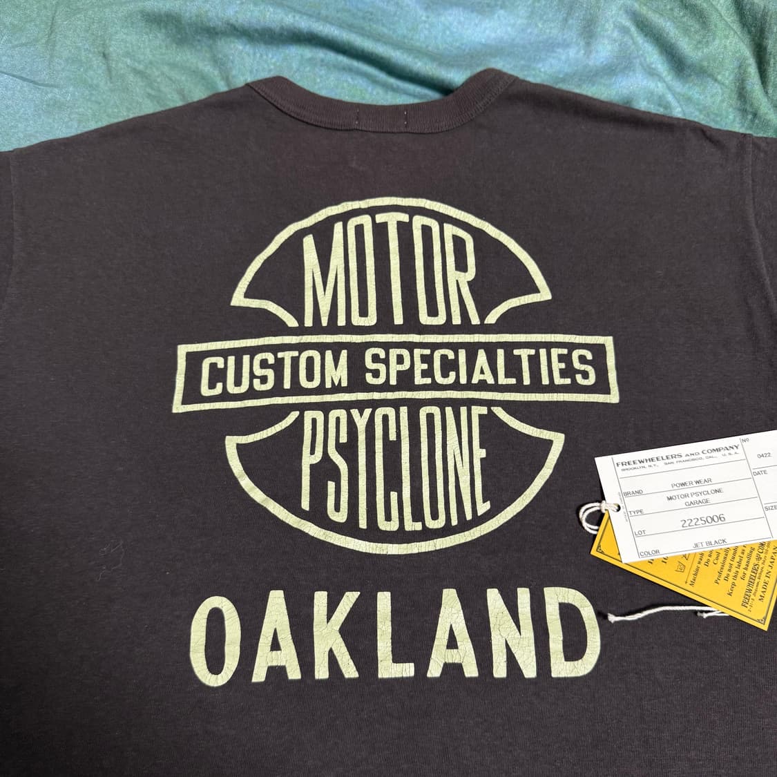[L]프리휠러스 "MOTOR PSYCLONE GARAGE" 프린팅 티셔츠 상품이미지8