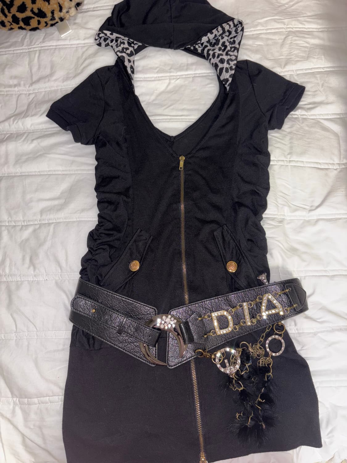 오네갸루 갸루 금장 원피스 다이아  상품이미지2