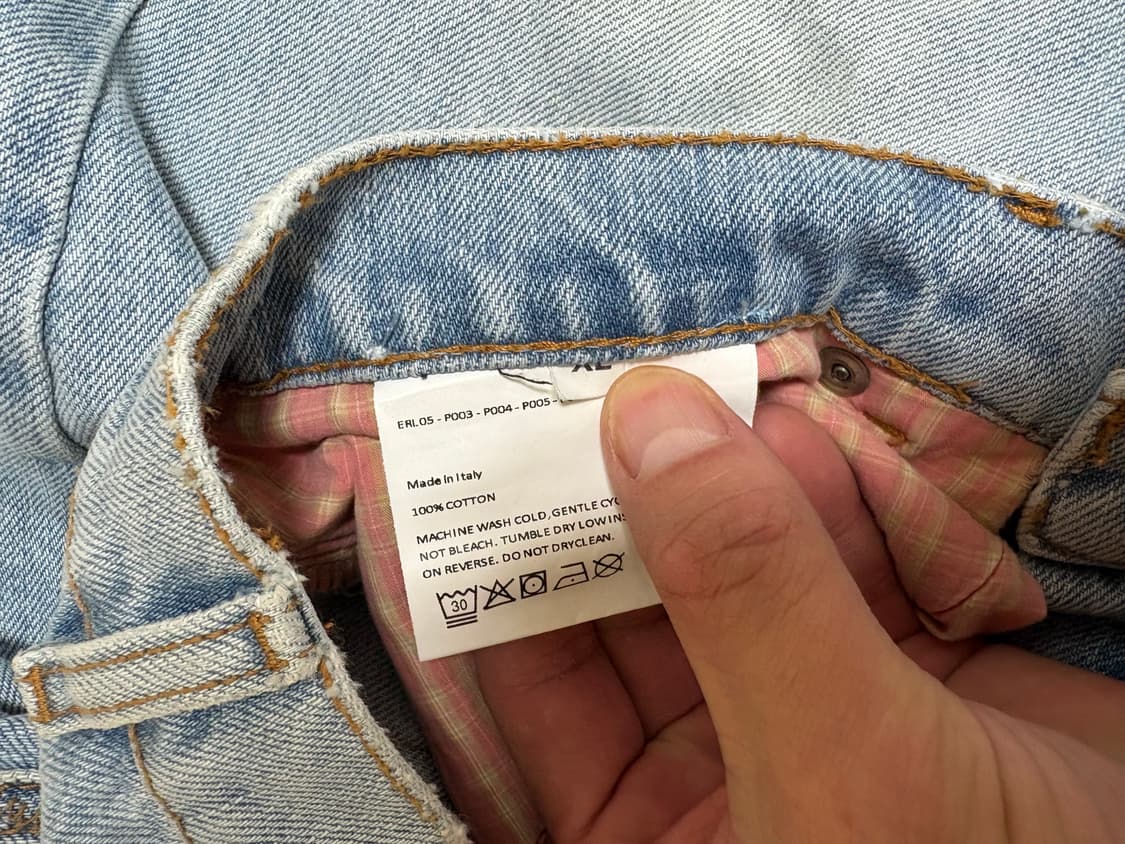 ERL 디스트레스 플레어 데님 진 / XL 상품이미지4