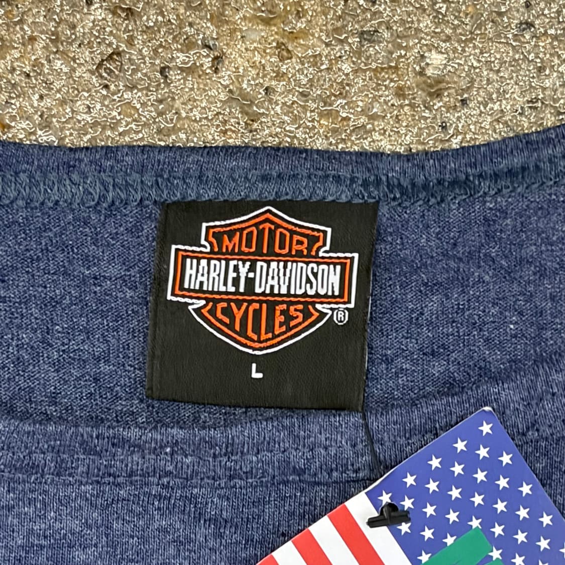 90s Made in USA 빈티지 할리데이비슨 민소매티 나시 상품이미지4