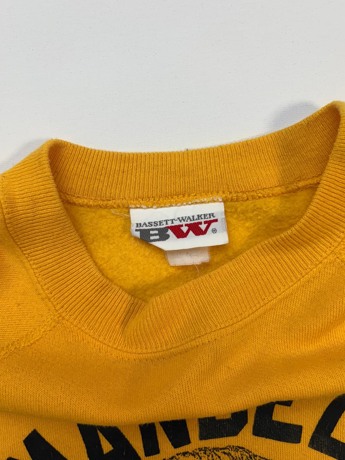 USA 90s Nelson Mandela BW 옐로우 스웻셔츠 상품이미지3