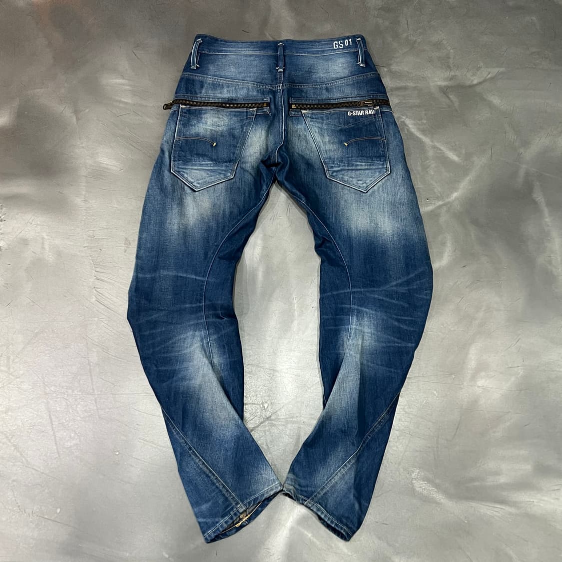 지스타로우 워싱 데님 팬츠 y16201 상품이미지2