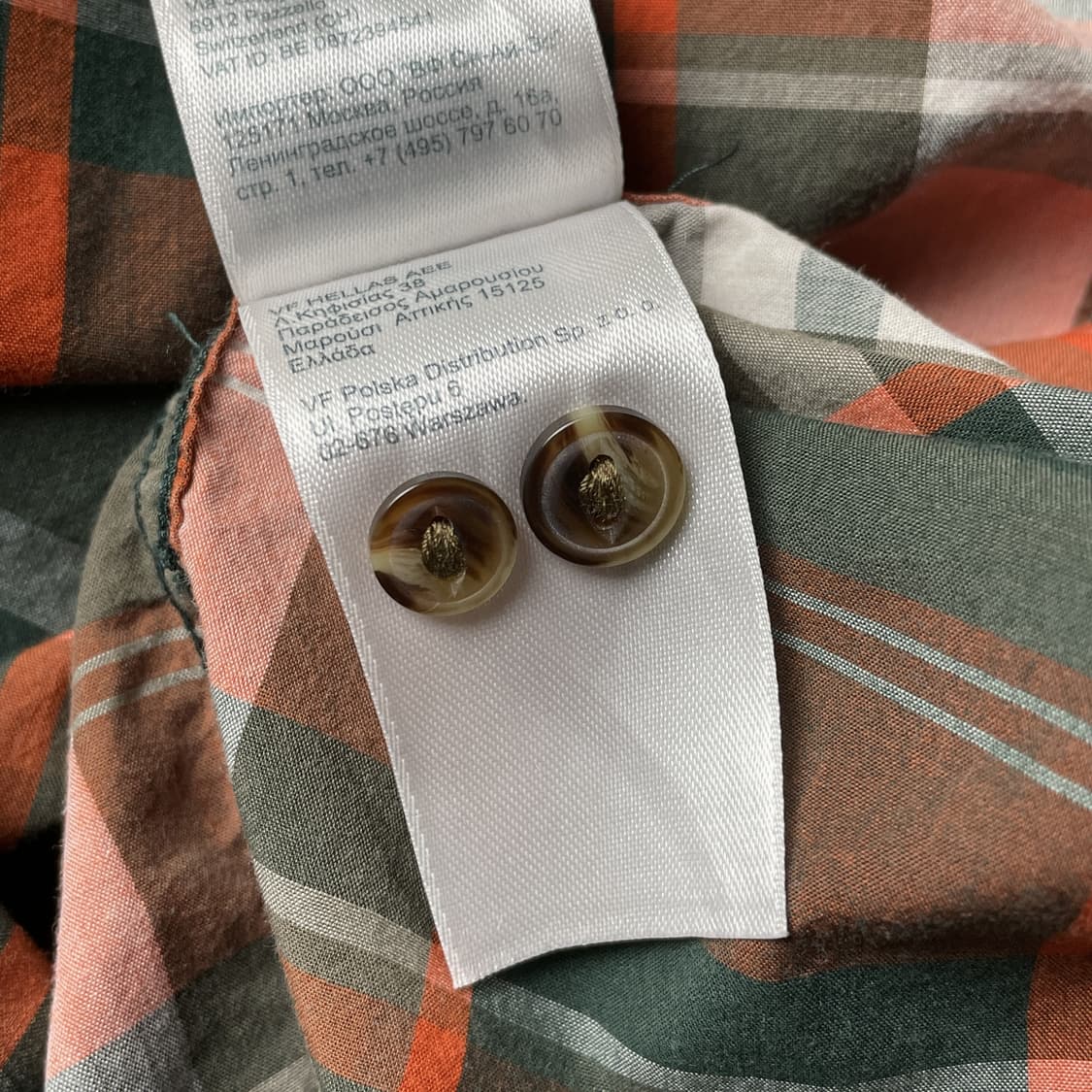 THE NORTH FACE 노스페이스 빈티지 그린 체크 코튼셔츠 상품이미지9