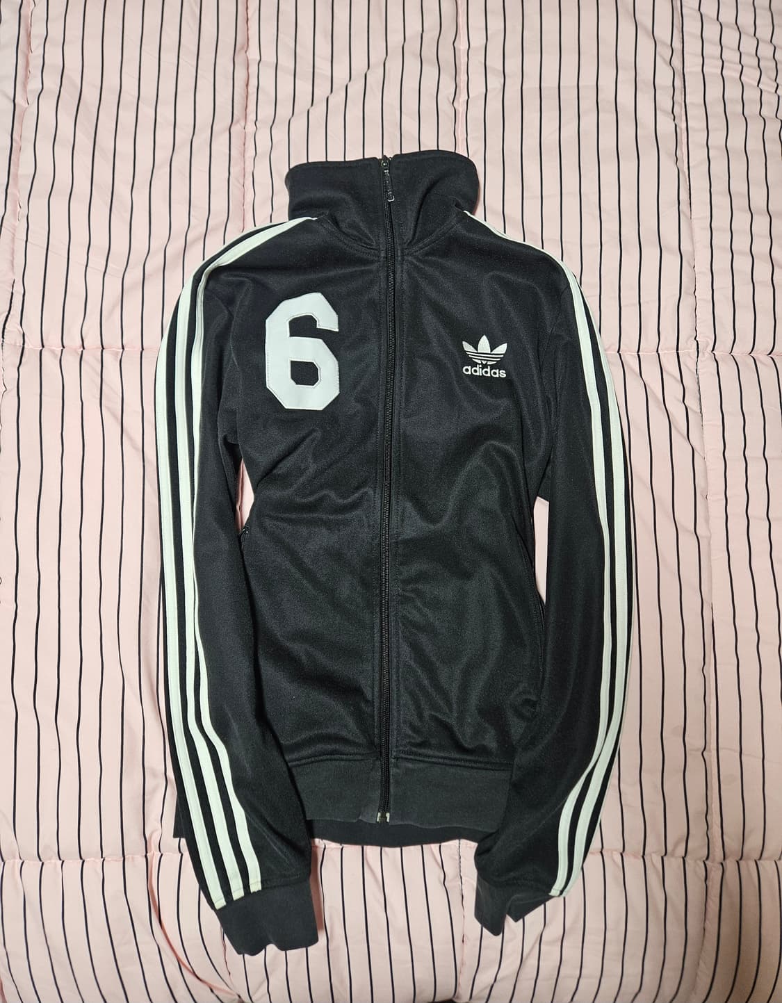 아디다스 파이어버드 져지 집업 트랙탑 블랙 y2k 상품이미지2